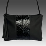 Fish Leather / Leather Crossbody - Shoulder Handbag