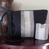 Cobra Belly / Leather Crossbody - Shoulder Handbag