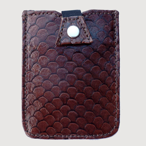 Fish Skin Leather Credit Card holder - Sea Leather Accessories – Col de Mar