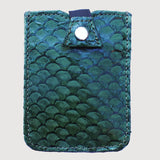 Fish Leather Credit Card Case