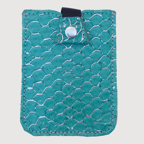 Fish Skin Leather Credit Card holder - Sea Leather Accessories Col de Mar Fish Skin Leather Credit Card holder - Sea Leather Accessories Col de Mar