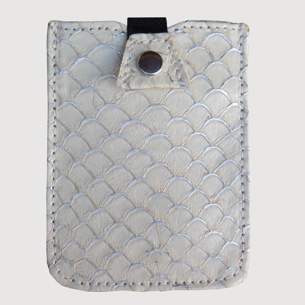 Fish Leather Credit Card Case