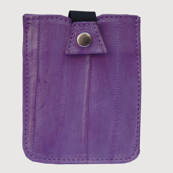 sleeves bags card holder exotic animal skin Eel Leather Credit Card holder