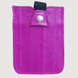 Eel Leather Credit Card Case