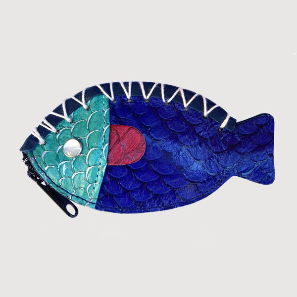 Fish skin leather Coin and accessory Purse
