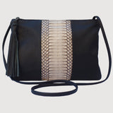 Cobra Belly / Leather Crossbody - Shoulder Handbag