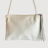 Genuine Matte Python / Leather Crossbody - Shoulder Handbag