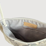 Croc Print / Leather Crossbody - Shoulder Handbag